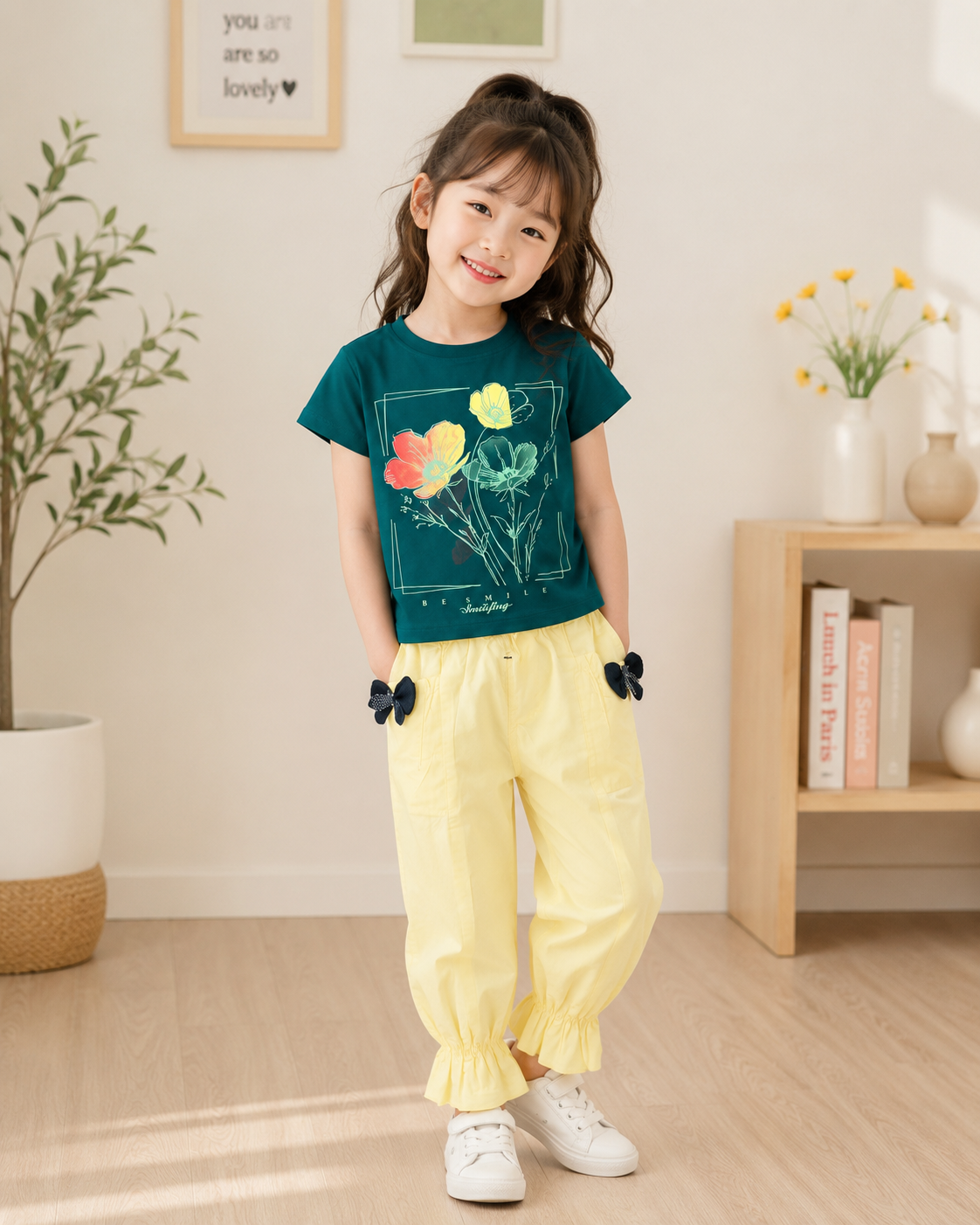 Bloom Charm Girls Co-ord Set