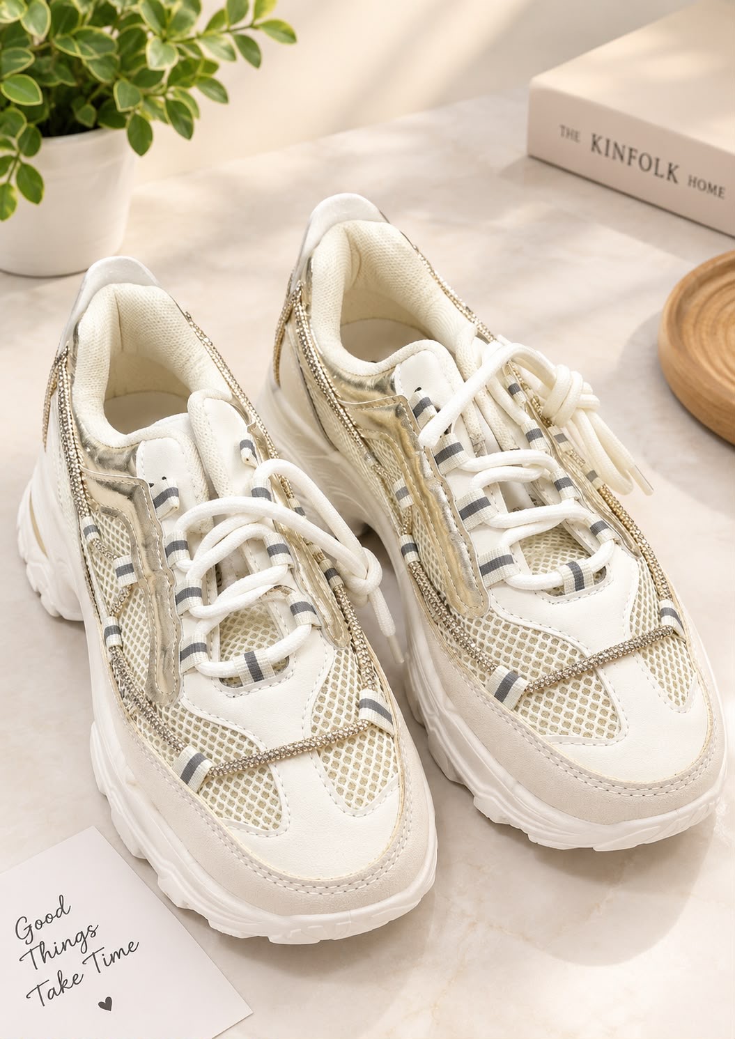 LuxeStep Chunky Fashion Sneakers