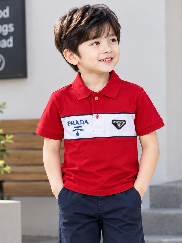 Smart Stripe Kids Polo