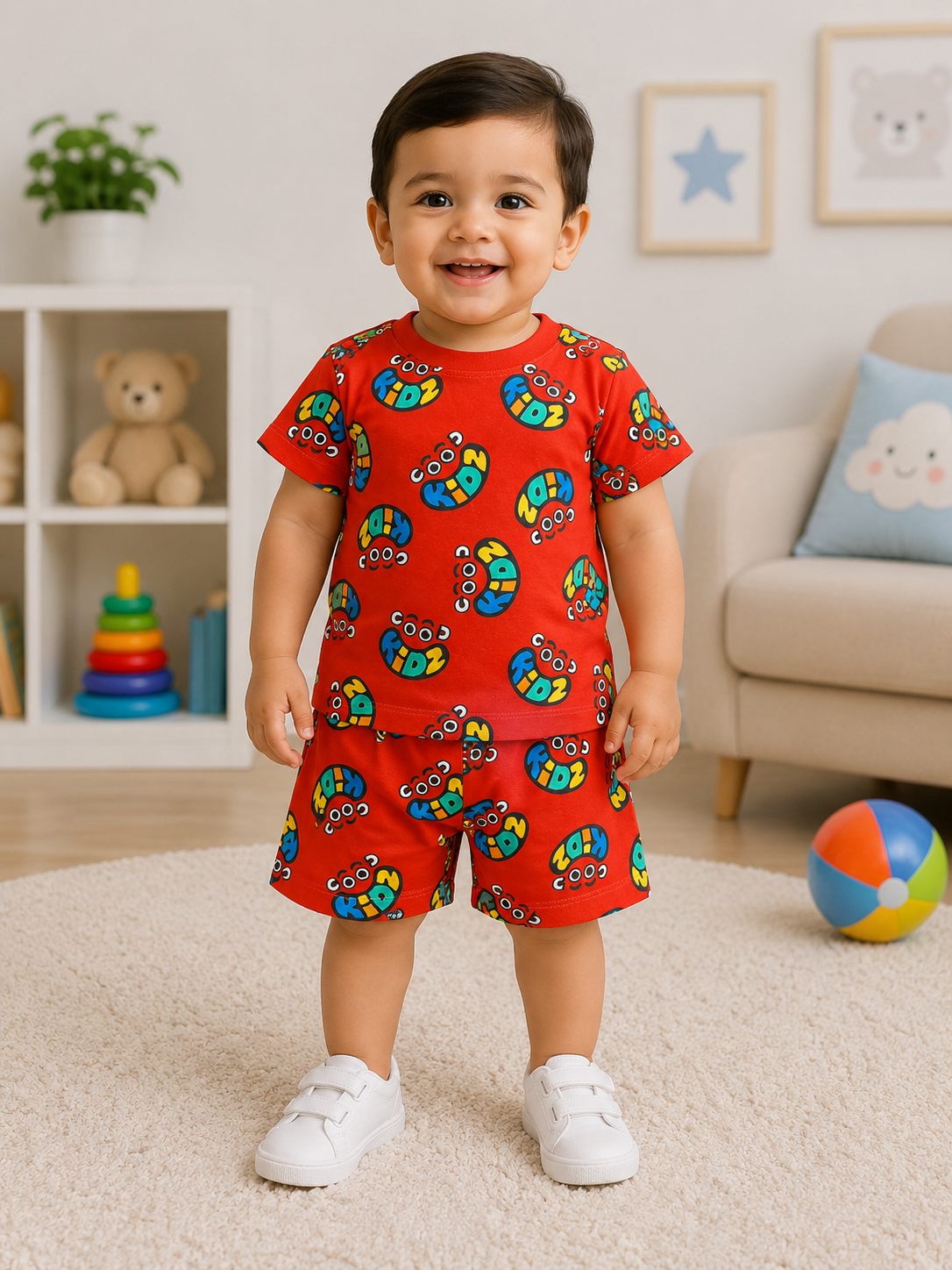 Happy Vibes Printed Co-ord Set