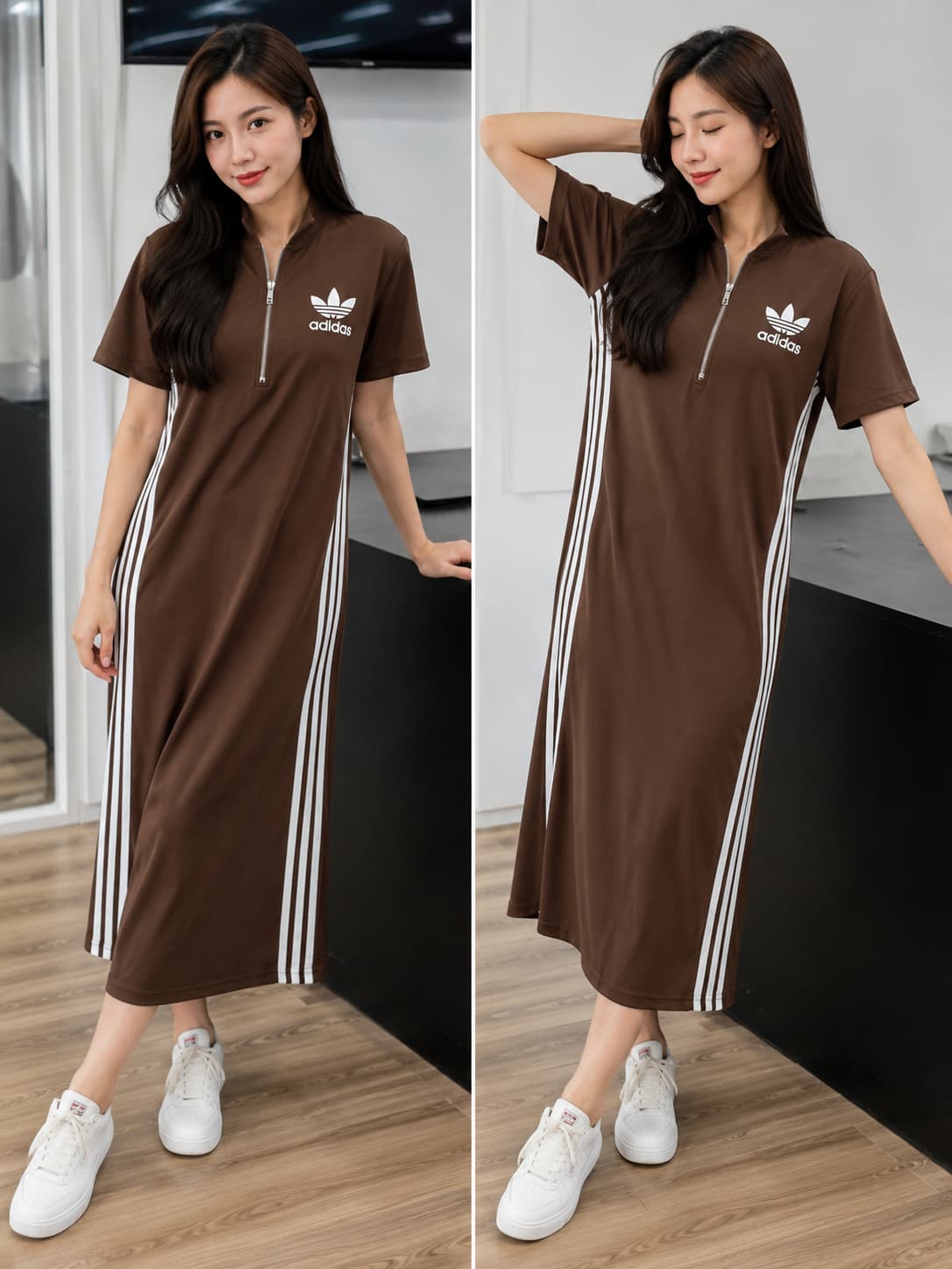 Ruby Stripe Sport Maxi Dress