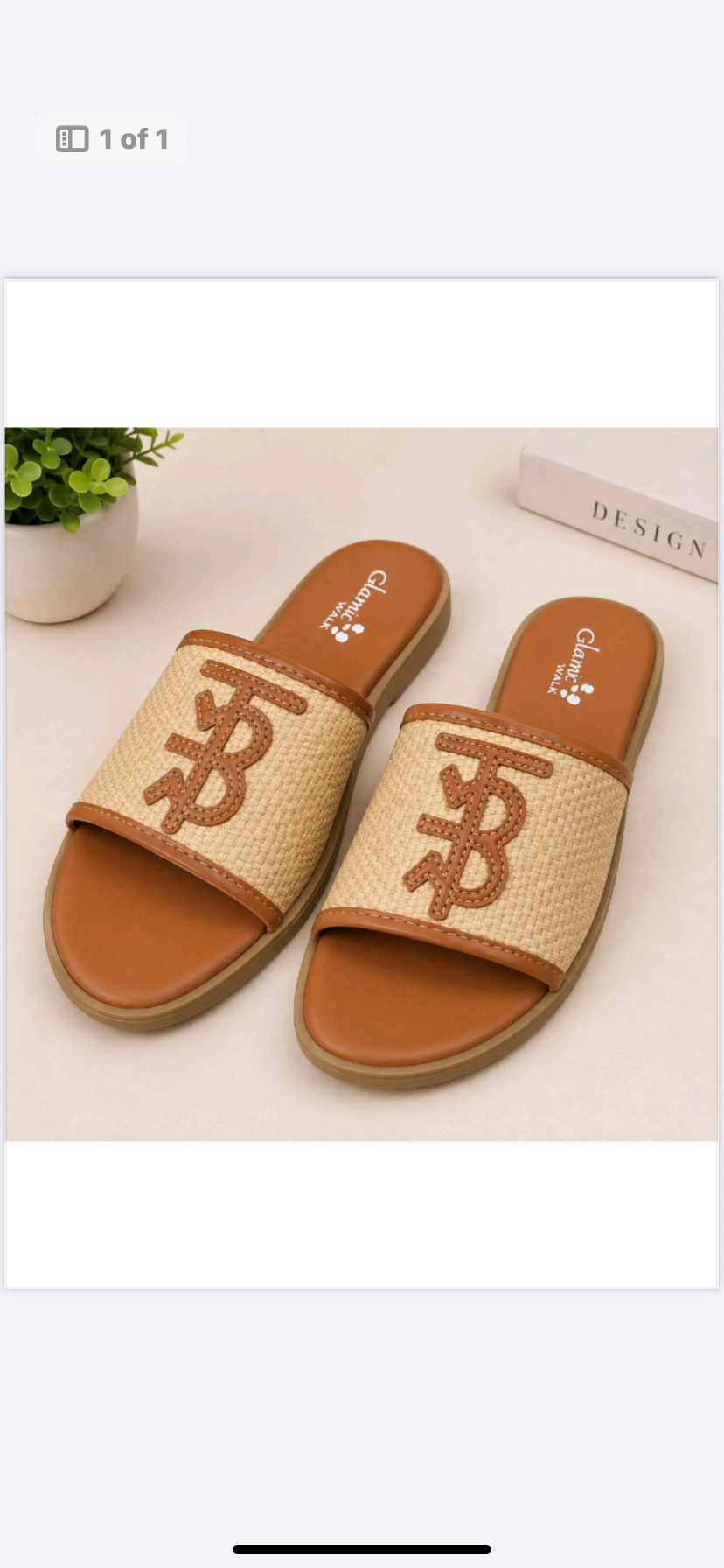 Woven Comfort Slide Sandals